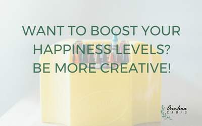 Want to boost your happiness levels? Be more creative!
