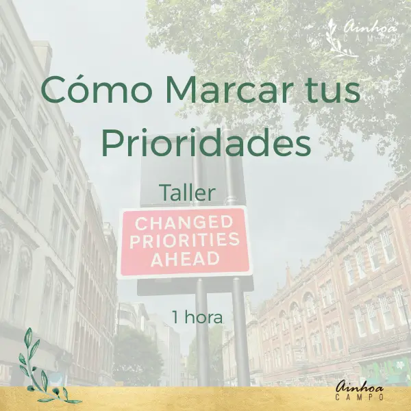 Marca tus prioridades y mantenlas
